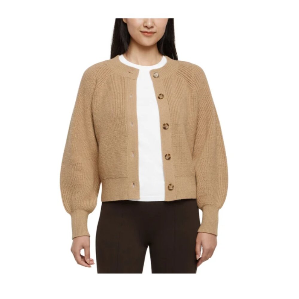 Banana Republic Women's Button Front Cardigan Tan M